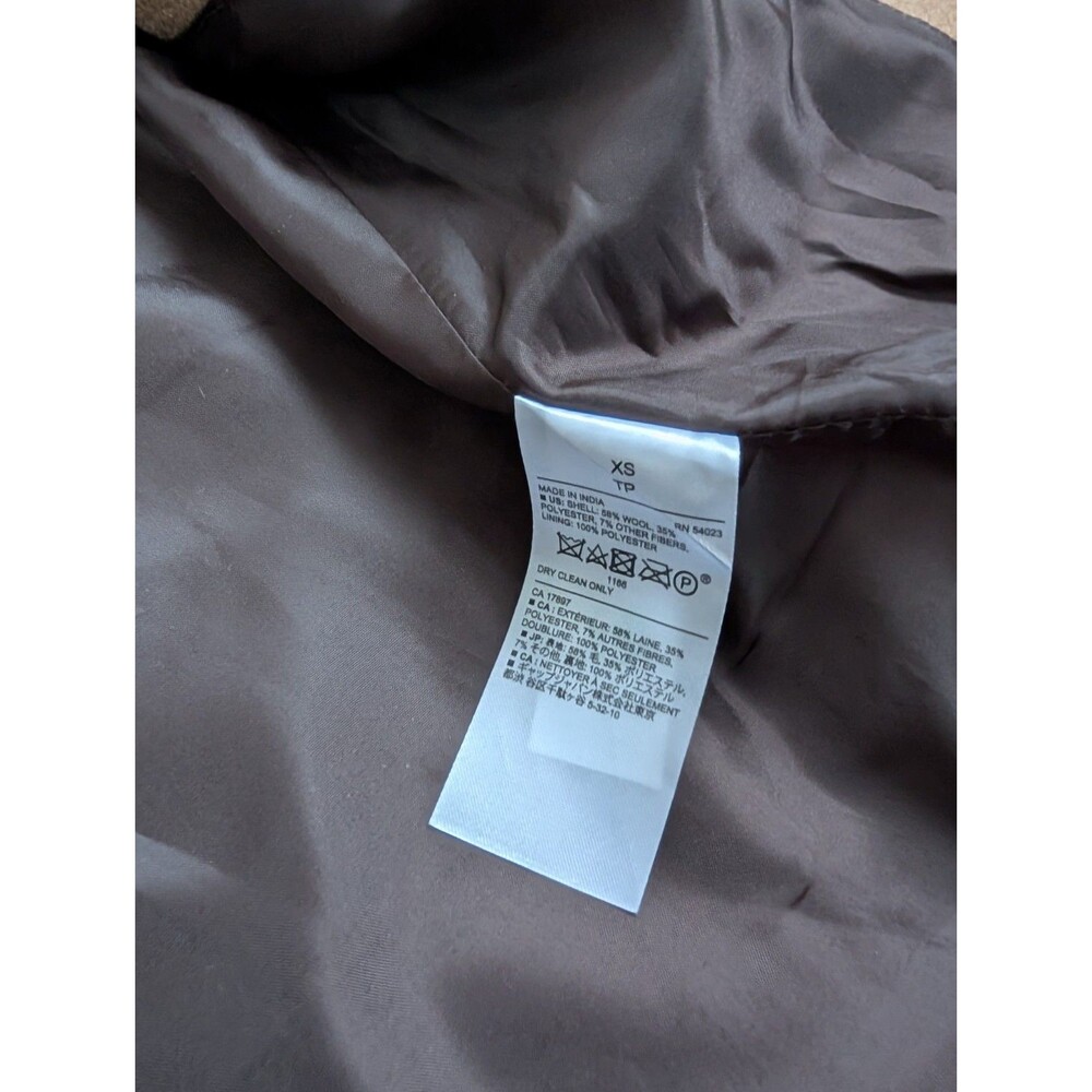 NEW Banana Republic Wool Blend Topcoat Camel Brown Men's XS $249 594210 NWT - Picture 10 of 11